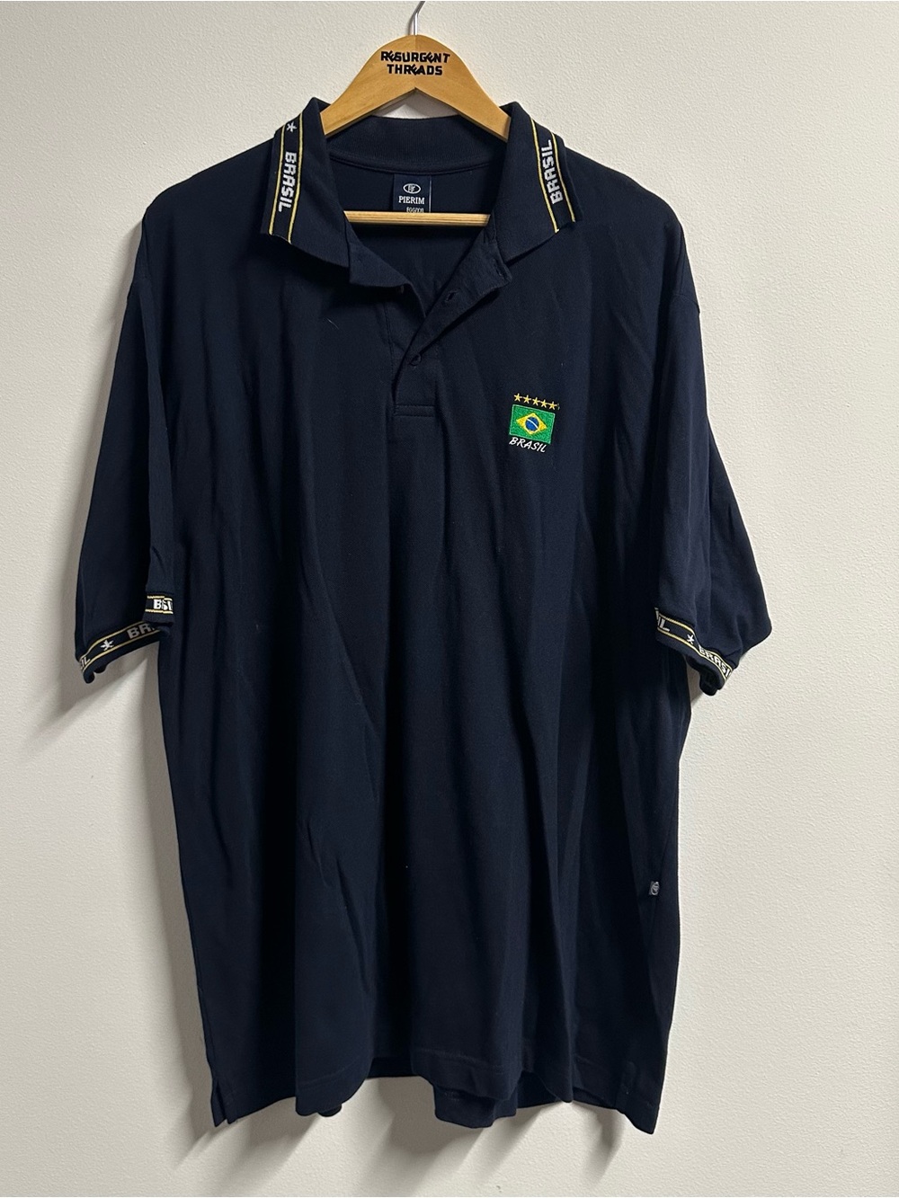Pierim Brazil Polo Shirt  Mens 2XL Navy